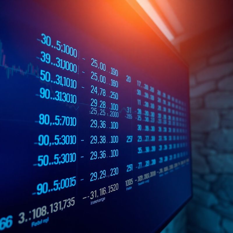 Real-time FX price ticker stream on an indigo screen with millisecond timestamps